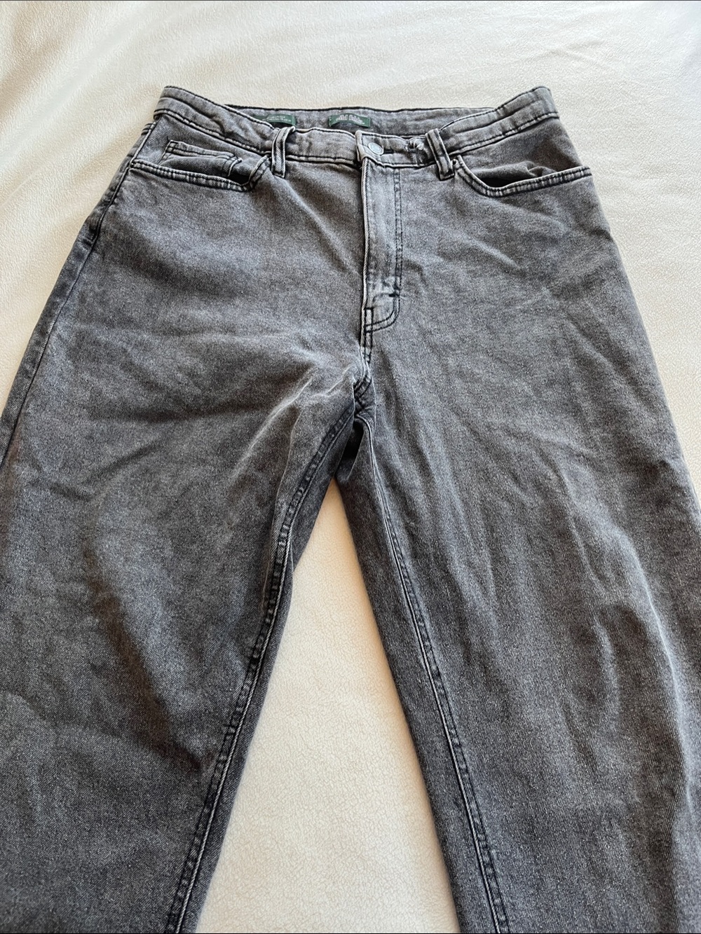 wild fable Women's Straight Leg Jeans - Washed Gray